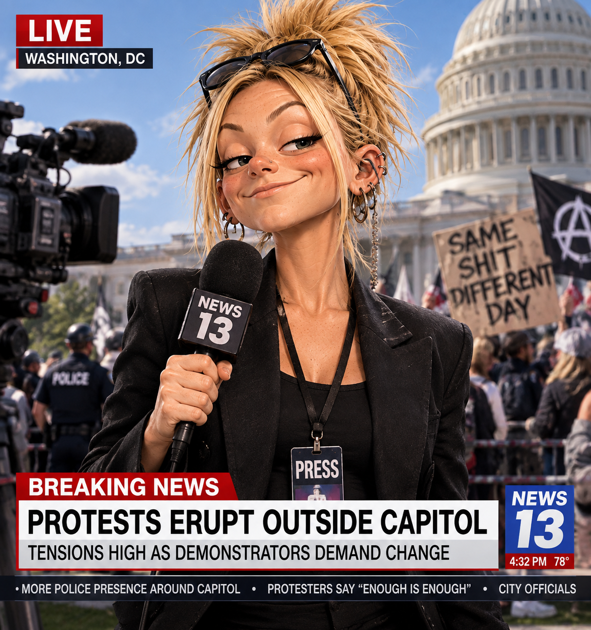 Alyssa G, associate writer at This Might Sting, reporting live from Washington DC